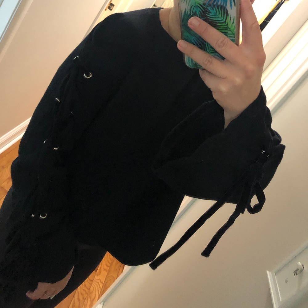 B.P Lace Up Sweatshirt